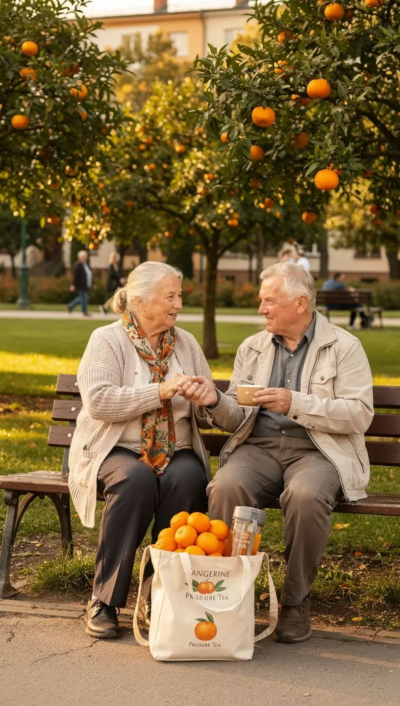 Citrusinės aromato garai, kyla iš karštos arbatos puodelio.